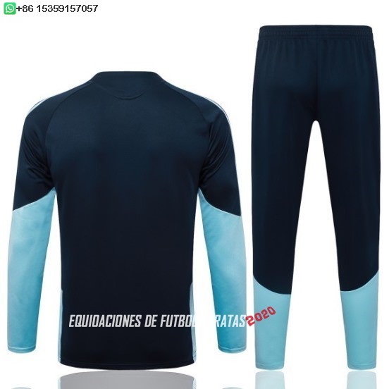 Nuevo Conjunto Completo Sudadera Entrenamiento Argentina 2026 Azul Marino Baratas