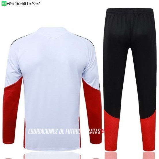 Nuevo Conjunto Completo Sudadera Entrenamiento Niños Alemania 2026 Blanco Negro Baratas