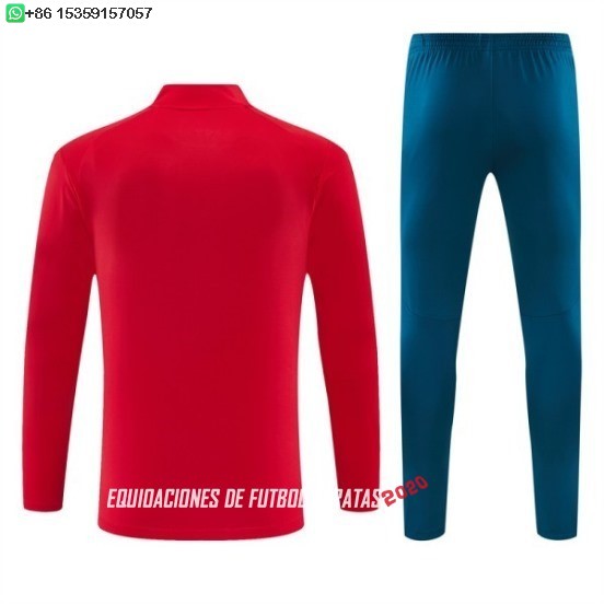 Nuevo Conjunto Completo Sudadera Entrenamiento Portugal 2026 Rojo Verde Baratas