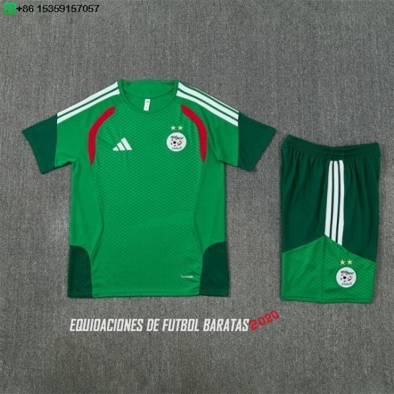 Nuevo Entrenamiento Conjunto Completo Argelia 2026 I Verde Baratas