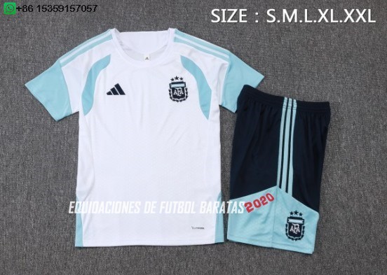 Nuevo Entrenamiento Conjunto Completo Argentina 2026 Blanco Azul Baratas