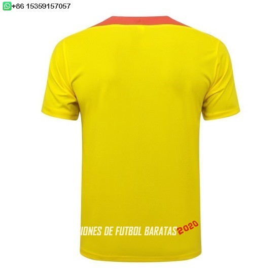 Nuevo Entrenamiento Conjunto Completo Brasil 2026 Amarillo Naranja Baratas
