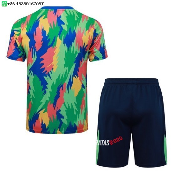Nuevo Entrenamiento Conjunto Completo Brasil 2026 Verde Amarillo Negro Baratas
