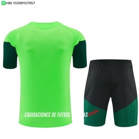 Nuevo Entrenamiento Conjunto Completo México 2026 Verde Baratas