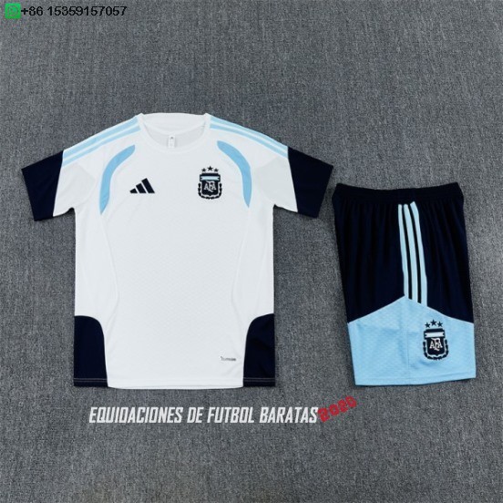 Nuevo Entrenamiento Conjunto Completo Niños Argentina 2026 Blanco Azul Baratas