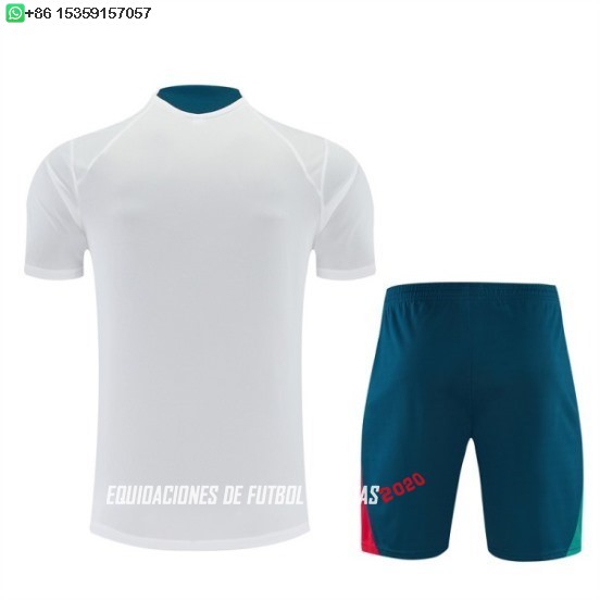 Nuevo Entrenamiento Conjunto Completo Portugal 2026 Blanco Verde Baratas