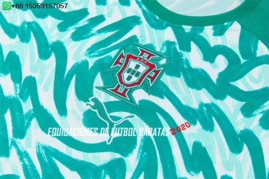 Nuevo Entrenamiento Conjunto Completo Portugal 2026 Verde Claro Baratas