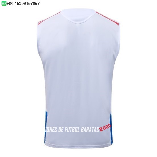 Nuevo Entrenamiento Sin Mangas Colombia 2026 Blanco Amarillo Baratas