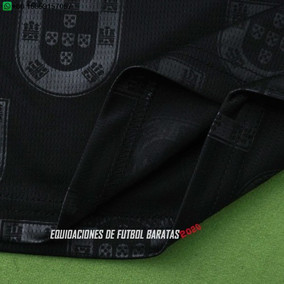 Nuevo Especial Camiseta Mujer Portugal 2026 Negro Baratas