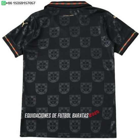 Nuevo Especial Camiseta Mujer Portugal 2026 Negro Baratas