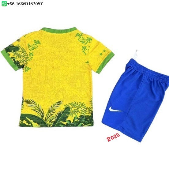Nuevo Especial Conjunto De Niños Brasil 2026 Amarillo Baratas