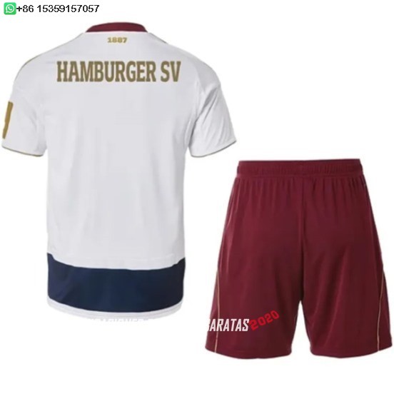Nuevo Especial Conjunto De Niños Hamburgo S.V 25/26 Blanco Azul Baratas