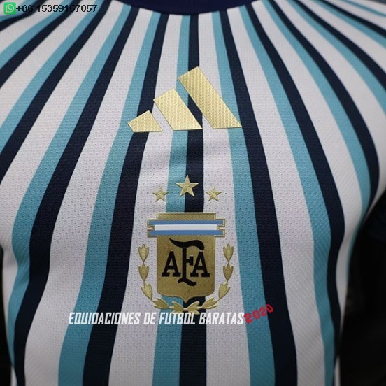 Nuevo Especial Jugadores Camiseta Argentina 2026 Azul Blanco Baratas