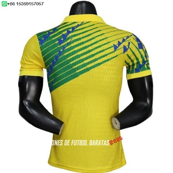 Nuevo Especial Jugadores Camiseta Brasil 2026 Amarillo Verde Azul Baratas