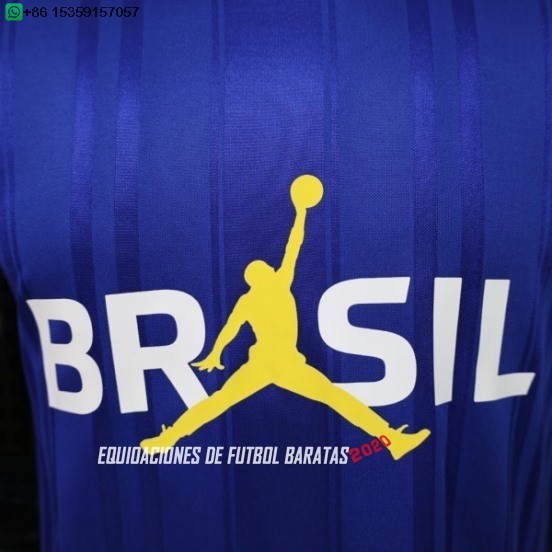 Nuevo Especial Jugadores Camiseta Brasil 2026 Azul Blanco Baratas