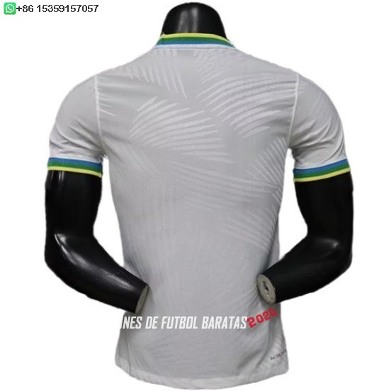 Nuevo Especial Jugadores Camiseta Brasil 2026 Blanco Verde Baratas