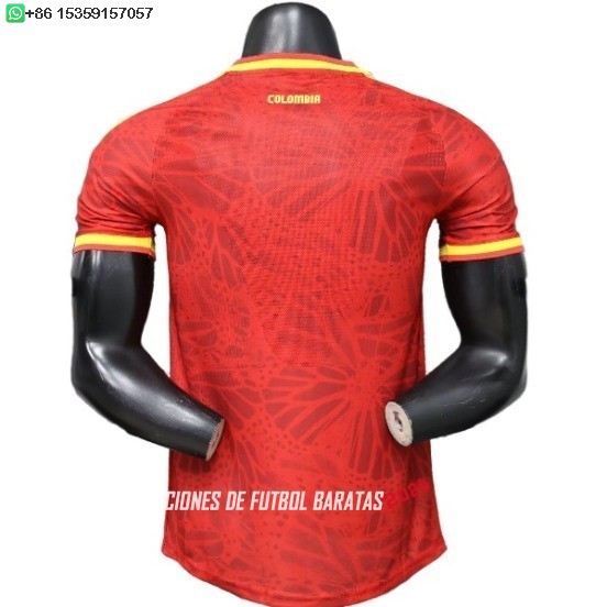Nuevo Especial Jugadores Camiseta Colombia 2026 Rojo Amarillo Baratas
