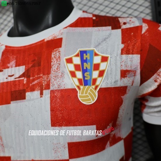 Nuevo Especial Jugadores Camiseta Croacia 2026 Rojo Baratas