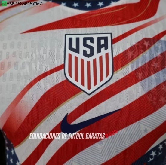 Nuevo Especial Jugadores Camiseta Estados Unidos 2026 Rojo Azul Blanco Baratas