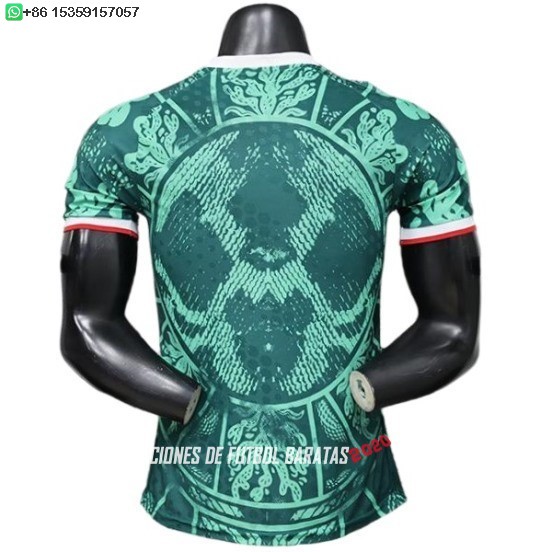Nuevo Especial Jugadores Camiseta Mexico 2026 Verde Blanco Baratas