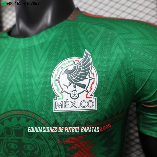 Nuevo Especial Jugadores Camiseta Mexico 2026 Verde Rojo Baratas