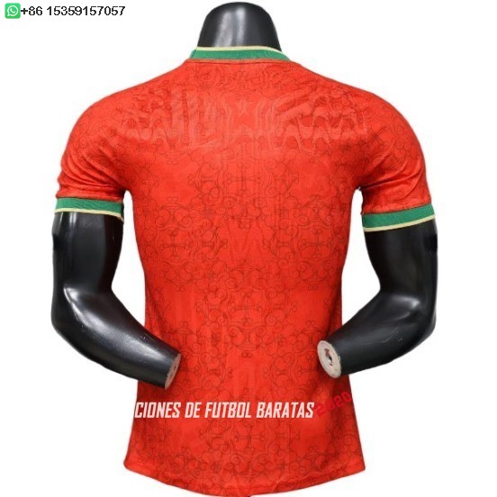 Nuevo Especial Jugadores Camiseta Portugal 2026 Rojo Verde Baratas