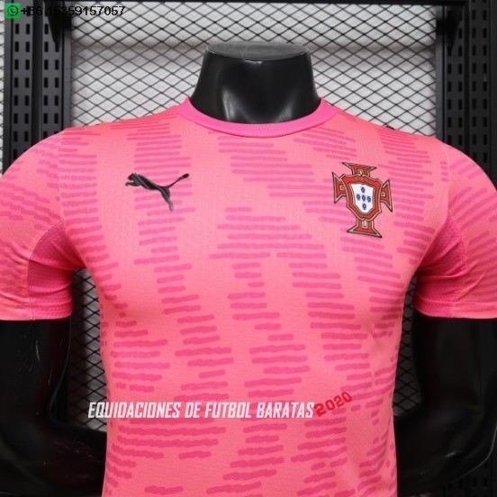 Nuevo Portero Jugadores Camiseta Portugal 2026 Rosa Baratas