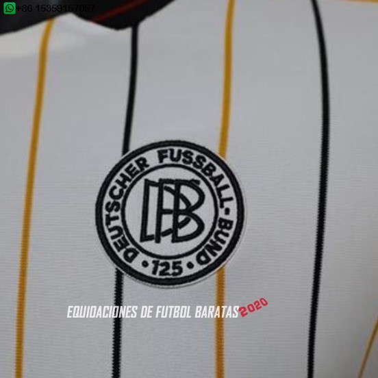 Nuevo Tailandia Especial Camiseta Alemania 2026 Blanco Amarillo Baratas