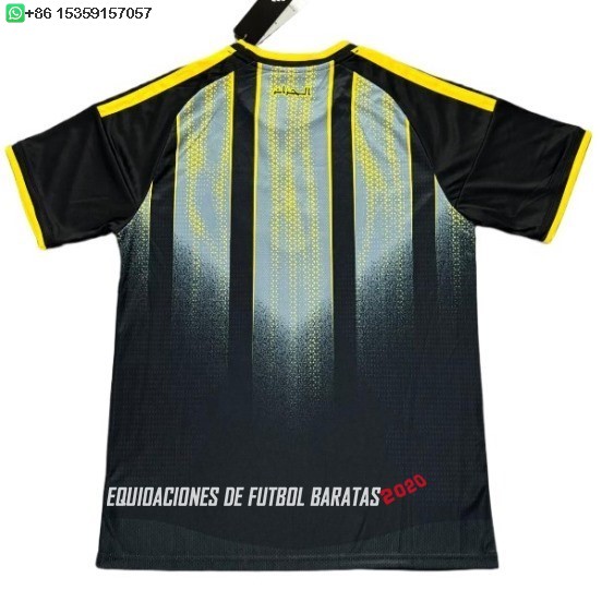 Nuevo Tailandia Especial Camiseta Argelia 2026 Negro Amarillo Baratas
