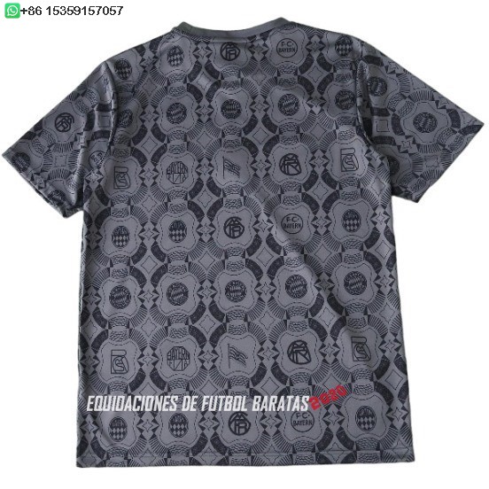 Nuevo Tailandia Especial Camiseta Bayern Múnich 25/26 Gris Marino Baratas