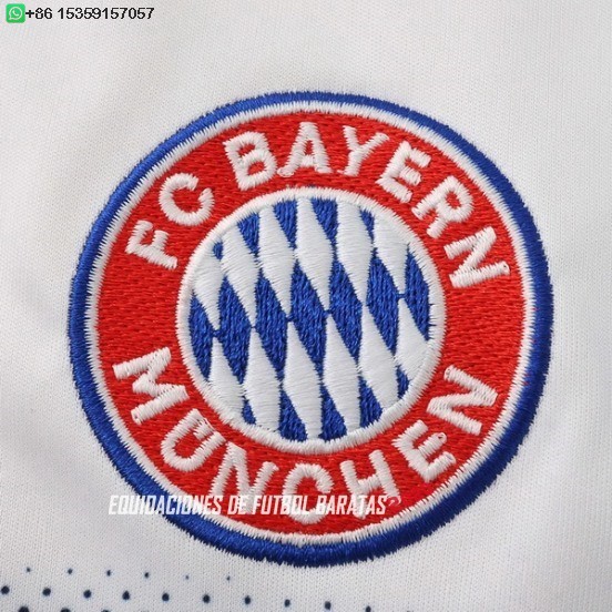 Nuevo Tailandia Especial Camiseta Bayern Múnich 25/26 Rojo Blanco Azul Baratas