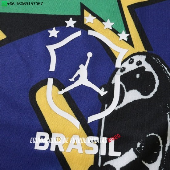Nuevo Tailandia Especial Camiseta Brasil 2026 Amarillo Azul Verde Baratas