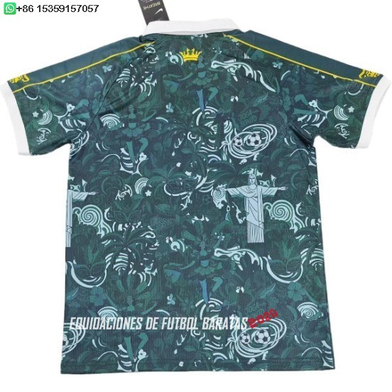 Nuevo Tailandia Especial Camiseta Brasil 2026 Verde Blanco Amarillo Baratas