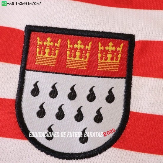 Nuevo Tailandia Especial Camiseta Colonia 25/26 Rojo Blanco Baratas
