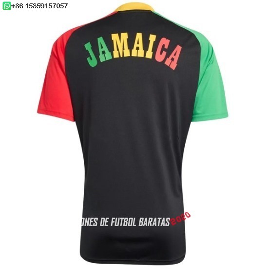 Nuevo Tailandia Especial Camiseta Jamaica 2026 Negro Verde Baratas