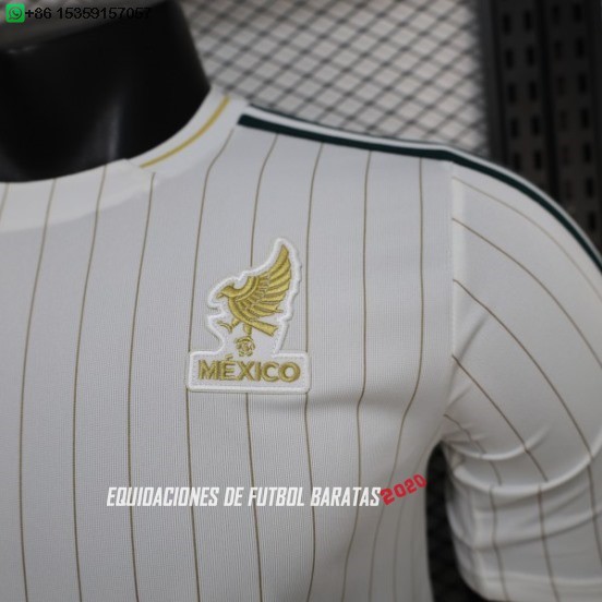 Nuevo Tailandia Especial Camiseta Mexico 2026 Blanco Baratas