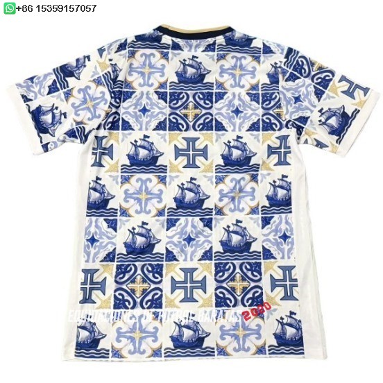Nuevo Tailandia Especial Camiseta Portugal 2026 Azul Blanco Baratas