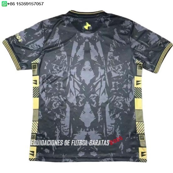 Nuevo Tailandia Especial Camiseta Portugal 2026 Negro I Amarillo Baratas