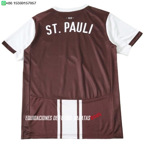 Nuevo Tailandia Especial Camiseta St. Pauli 25/26 Marron Baratas