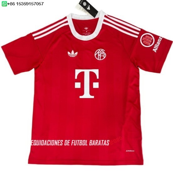 Nuevo Tailandia Portero Camiseta Bayern Múnich 25/26 Rojo Baratas