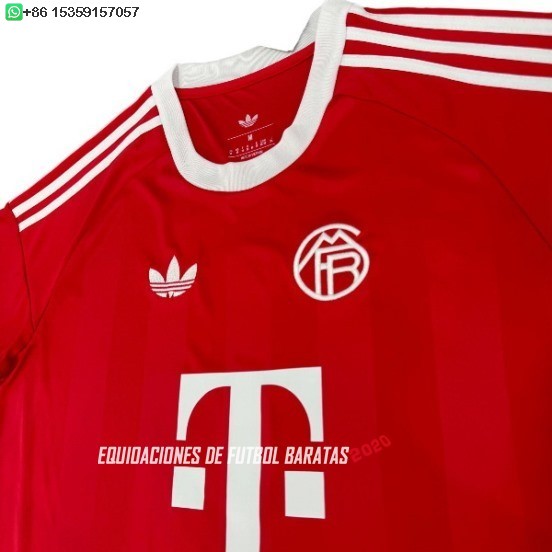 Nuevo Tailandia Portero Camiseta Bayern Múnich 25/26 Rojo Baratas