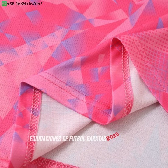 Nuevo Tailandia Portero Camiseta Portugal 2026 I Rosa Baratas