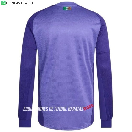 Nuevo Tailandia Portero Manga Larga Mexico 2026 Purpura Baratas